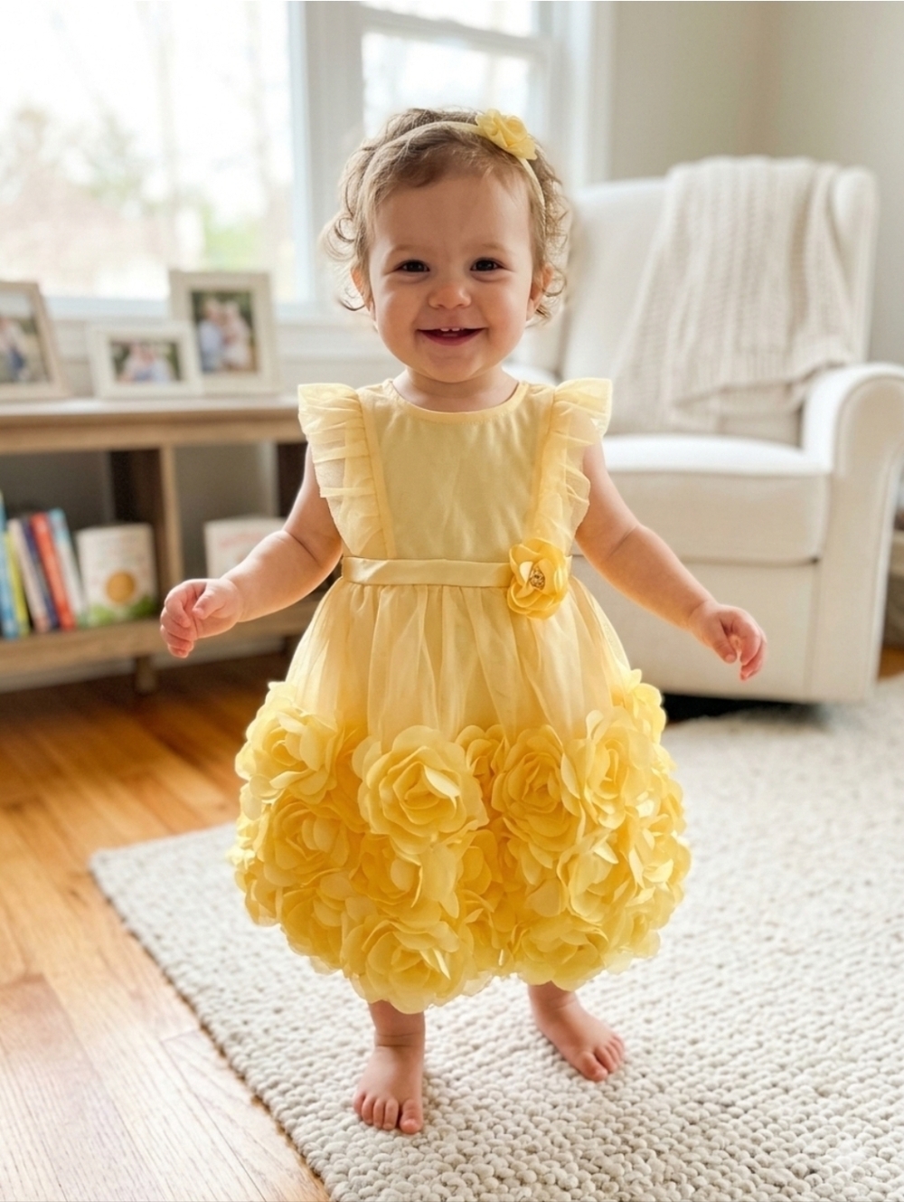 Nanette Baby Yellow Floral Dress